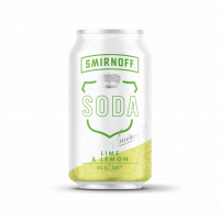 Smirnoff Soda Vodka Lime Lemon Can 330ml