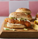 Beer-battered Fish Burgers