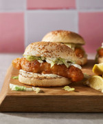 Beer-battered Fish Burgers