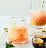 Ginger & Passion Fruit Bourbon Smash  