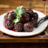 Plum & Pinot Glazed Meatballs