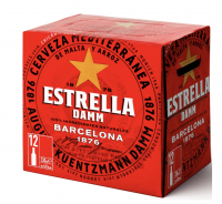 Estrella Damm Lager 12-Pack Bottles