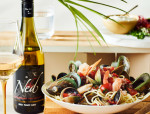 SEAFOOD LINGUINE WITH CHERRY TOMATOES & CHILLI OIL 