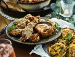 Crispy Chicken Nibbles with Hickory Mayo