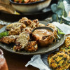 Crispy Chicken Nibbles with Hickory Mayo