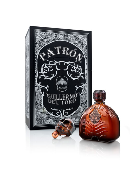 Patrón by Guillermo del Toro, Patrón, Guillermo del Toro, tequila, anejo, anejo tequila, Day of the Dead, dia de los muertos