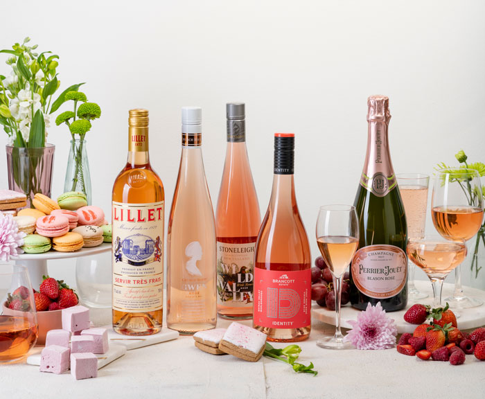 wine, New Zealand wine, Australian wine, French champagne, Lillet, Church Road, Stoneleigh Wild Valley, Brancott Estate Identity, Perrier Jouet Blason Rose