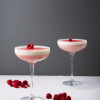 Raspberry gin-ger lassi